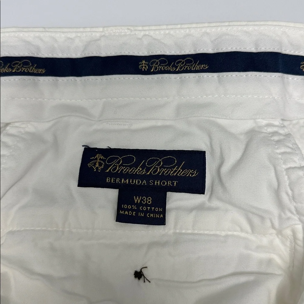 Brooks Brothers Seersucker Cream/Off White Men Shorts W38